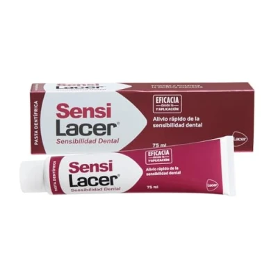 Imagen de SENSILACER Pasta Dentífrica 75 ml, Acción Desensibilizante, Efecto Rápido y Prolongado, Disminuye la Sensibilidad de los Dientes, Bajo Indice Abrasividad
