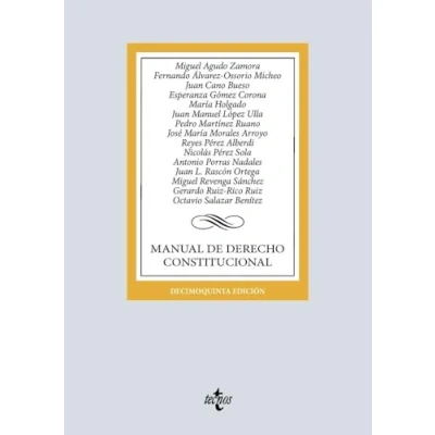 Imagen de Manual De Derecho Constitucional Esperanza Gómez Corona (autor), Fernando Álvarez ossorio Micheo Miguel Agudo Zamora María Holgado Juan Cano Bueso (autor)
