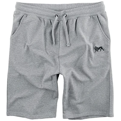 Imagen de Lonsdale Normale Passform Balnabruich Shorts, Hombre, Talla: Large, Marl grey black