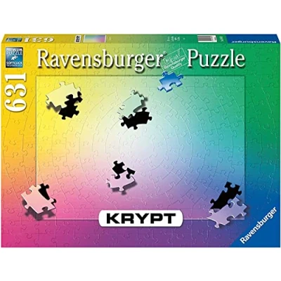 Imagen de Ravensburger puzzle Krypt: Arcoíris, Puzzles para Adultos y Niños, Rompecabezas Adultos, 631 piezas Redondas, Usa Pegamento enmarcar, Pasatiempos Regalos
