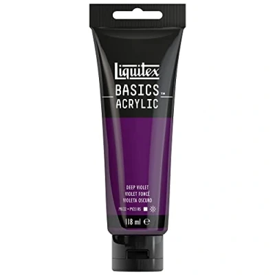 Imagen de Liquitex Basic Acrylic Tubo de Pintura Acrílica, 118 ML, Morado (Violeta Oscuro Nuevo)