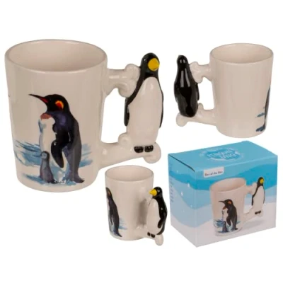 Imagen de Out of the blue Taza, pingüino, 11 x 8,5 cm, 300 ml, en caja de regalo