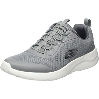 Imagen de Skechers Dynamight 2.0 Setner, Zapatillas de Deporte Hombre, Gray Mesh Synthetic Trim, 43 EU