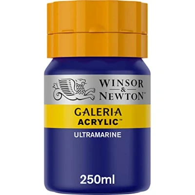 Imagen de Winsor &amp; Newton Galería, Pintura acrílica, Azul (Ultramarine), 250 ml,