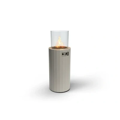Imagen de Planika Bino Chimenea de Gas Exterior Calentador Patio portátil y propano Independiente para su jardín con Cubierta Protectora