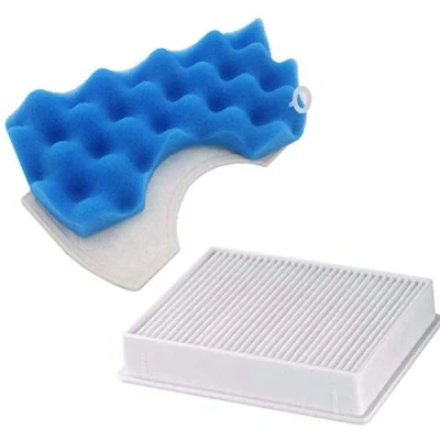Imagen de Bogoro 1 Pieza Filtro de Polvo H11 Hepa + Juego filtros Azules Almohadilla Accesorios para Aspiradoras Kit Samsung SC4300 SC447