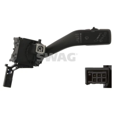 Imagen de SWAG 30 93 6761 Interruptor del limpiaparabrisas VOLKSWAGEN: Caddy 3, Tiguan I, Touran SKODA: Octavia II Hatchback, SEAT: Altea