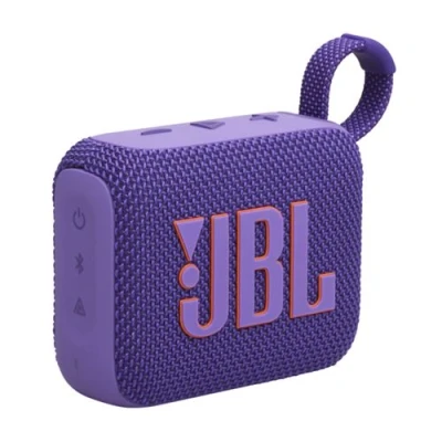 Imagen de Altavoz inalámbrico JBL Go 4, 4.2 W, Bluetooth, 7h autonomía, Resistente al polvo y agua IP67, Morado