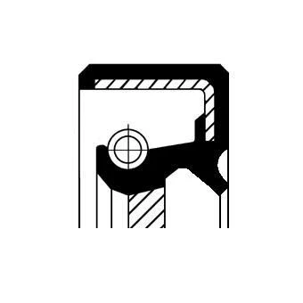 Imagen de CORTECO 19035183B Reten del Cigueñal frontal FPM (caucho fluroado) TOYOTA: Land Cruiser 80