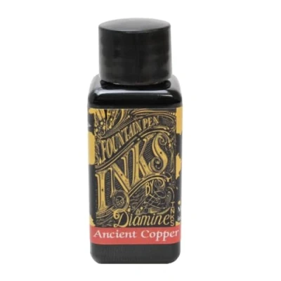 Imagen de Diamine Botella de tinta para pluma estilográfica antigua cobre 30 ml