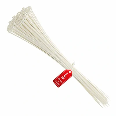 Imagen de intervisio Bridas de Plastico Grandes Largas para Cables 530mm x 4,8mm, Blanco, 100 Piezas