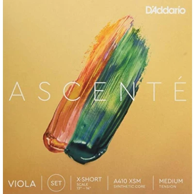 Imagen de D&#039;Addario Ascenté Viola String Set, Extra Short Scale, Medium Tension