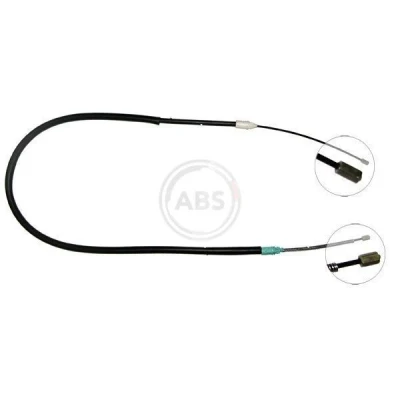 Imagen de A.B.S. K19196 Cable de Freno Mano 1476 Tambor para dirección izquierda/derecha