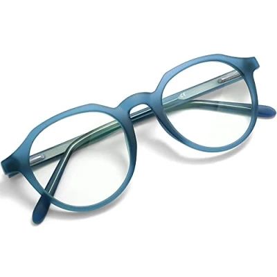 Imagen de Joopin Gafas luz Azul Mujer y Hombre para Ordenador Redondas Antireflejantes con Filtro de bloqueo Evita la Fatiga Ocular sin Graduación