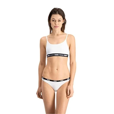Imagen de Puma Bikini, Blanco (White/White), S (Pack de 2) para Mujer