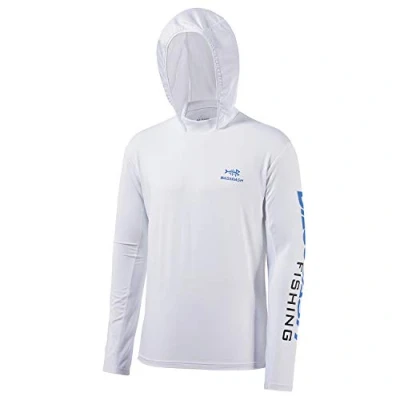 Imagen de Bassdash UPF 50+ Men’s UV Sun Protection Long Sleeve Performance Fishing Hoodie Hooded Shirts