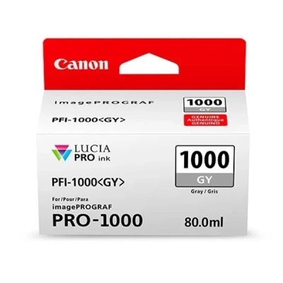 Imagen de Canon PFI 1000 GY Cartucho de tinta original Gris para Impresora Fotográfica PRO