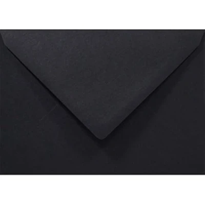 Imagen de Netuno 100x sobres de color negros DIN C6 114x162mm 80g Rainbow con solapa puntiaguda engomada sin ventana ideal para invitaciones tarjetas fotos cartas boda vale folletos oficina impresora bricolaje