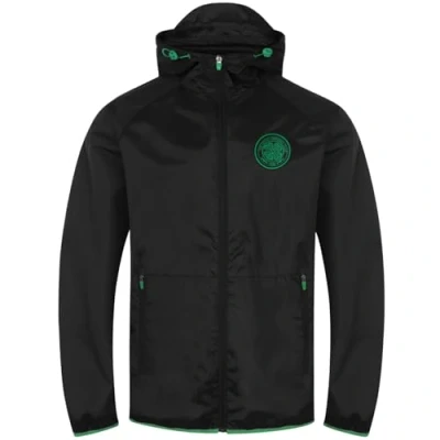 Imagen de Celtic FC Chaqueta Cortavientos Oficial Hombre Impermeable Negro/Verde XL