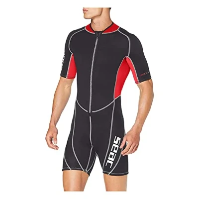 Imagen de SEAC Ciao Man, Traje Corto para Hombres, Neopreno de 2,5 mm Snorkel, Buceo y Otras Actividades acuáticas