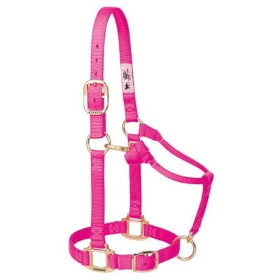 Imagen de Weaver Leather Caballo de Nailon Ajustable Original, para destetetete/Pony, Color Rosa