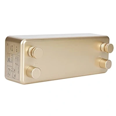 Imagen de Hapivida Tendedero Retráctil Doble, de Pared Extensible 4 M/13,1ft, Ropa para el Baño del Balcón Hogar(Oro)