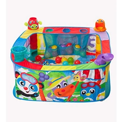 Imagen de Playgro Pop Up Parque de bolas para bebés, A partir 6 meses, Gimnasio actividades con lanzamiento bolas, Multicolor, 40175