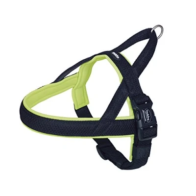 Imagen de Nobby Norweger Preno Arnés de malla L / XL (L: 68 85 cm + 54 cm; B: 40/45 mm), amarillo fluorescente