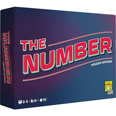 Imagen de Asmodee The Number (FR) Un Juego de Cartas Repo Games 2 a 5 Jugadores Mesa para la Familia Aproximadamente 10 Minutos niños y Adultos 8+ Inglés/French