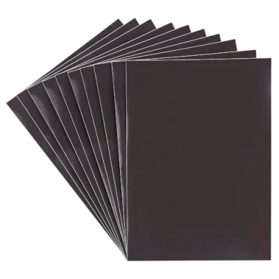Imagen de Ideen mit Herz Hojas magnéticas, placas magnéticas autoadhesivas, 0,6 mm de grosor, 10 unidades, ideales para guardar plantillas estampación y perforación, DIN A5