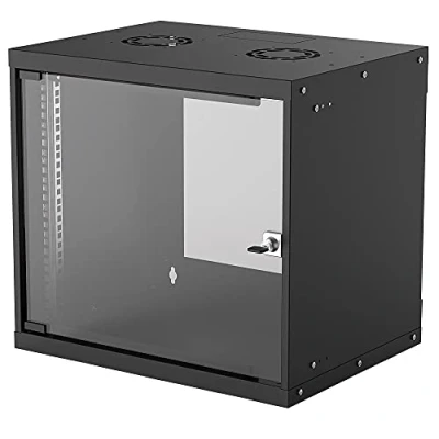 Imagen de intellinet 714174 Basic Line Distribuidor de Pared (48,26 cm/19&quot;, 9 U, 487 x 540 400 mm, Plano, Clase protección IP20), Color Negro