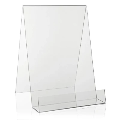 Imagen de Expositor de folletos VITAdisplays como pie e inclinable en Formato DIN A4 plexiglás Transparente