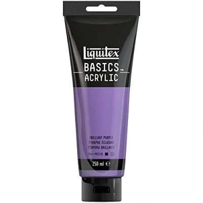 Imagen de Liquitex Basic Acrylic Tubo de Pintura Acrílica, 250 ML, Púrpura (Púrpura Brillante Nuevo)