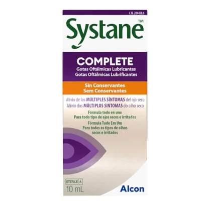 Imagen de Systane Complete sin conservantes, gotas oftálmicas, 10 ml