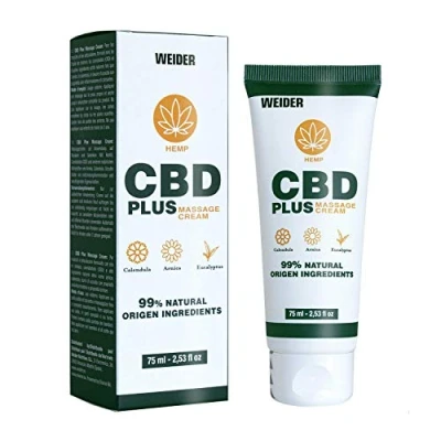 Imagen de Weider Nutrition crema Antiinflamatoria 75 ml con CBD, Calendula, Arnica y Eucalipto. Ideal de masaje antes después del ejercicio físico
