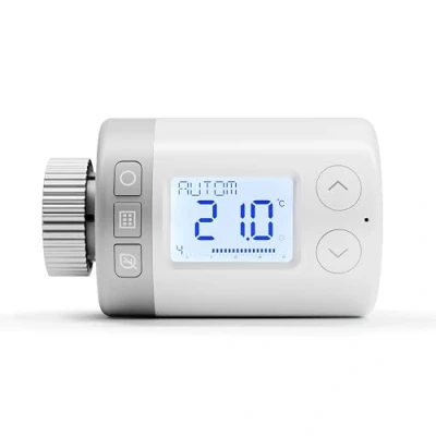 Imagen de Honeywell Home Termostato Inteligente para radiador/HR 27 Eco ETRV/válvula termostática programable radiador/Controlador Digital de calefacción Central/Blanco