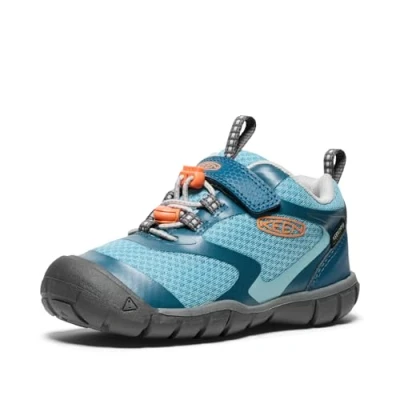 Imagen de Keen Tread Rover WP Unisex Zapatillas de senderismo para niños, Talla: 25/26, Green Tela/tejido sintético