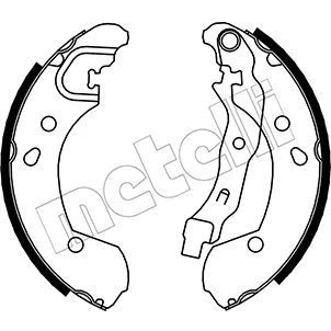 Imagen de Kit de zapatas METELLI 53 0290