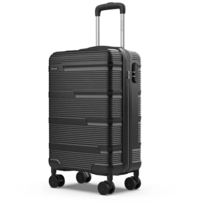 Imagen de NUMADA Maleta de Viaje Cabina 55x40x20cm (38,4L) Upfly T10 XS Apta para Ryanair con Cierre Combinación y 4 Ruedas. Mano Rígida Resistente, Ligera Interior Compartimentado Negro