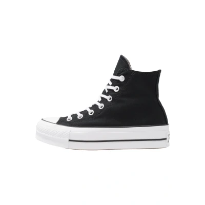 Imagen de Zapatilla Converse All star plataforma hi negro de chica 36