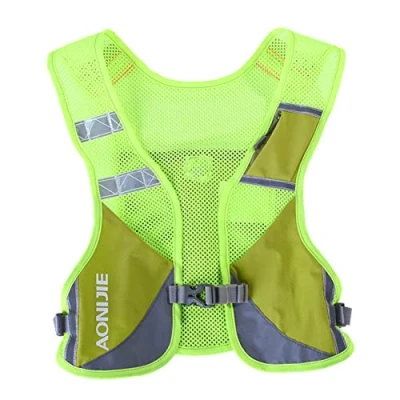 Imagen de AONIJIE Unisex Running Chaleco de hidratación Ultraligero Mochilas Trail Ideal para Senderismo, maratón, Escalada y Ciclismo (Verde)