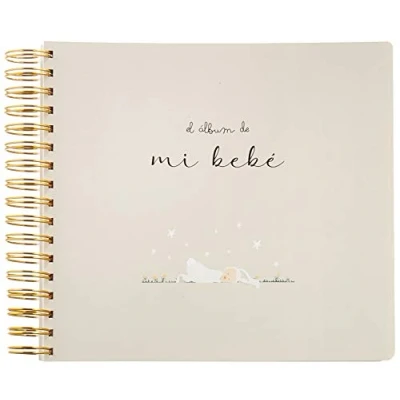 Imagen de SUSIKO Álbum Bebé Medidas 24 x 23 3,4 cm Peso 560 gr Diseñado con Amor en España Color Gris Cálido Packaging Bolsa de Celofán