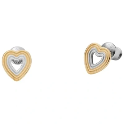 Imagen de SKAGEN Pendientes para Mujer en Acero Inoxidable o Semipreciosos con Cierre Posterior de Pasador, Azafrán Dorado