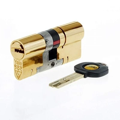 Imagen de YALE B YS3 4540B Cilindro Doble Euro de 3 Estrellas, Alta Seguridad, (80 mm), Acabado en latón, 40:40 (80mm)