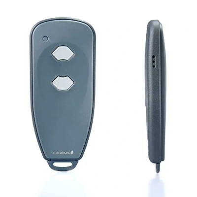 Imagen de Marantec 122419 Mando a Distancia de 2 Canales, abridor Puertas Garaje, Gris