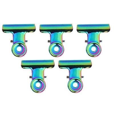 Imagen de 5 Pcs Clips de Uñas, Clip para Sombrero Accesorios Moda, Pinzas Extensión Uñas Curve C, Fijación Cristal Herramienta Sujeción Arte Acero Inoxidable