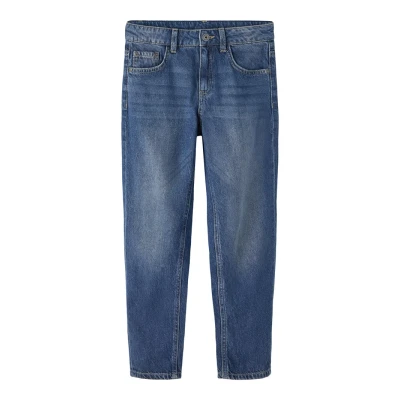 Imagen de Name it Nkmben Tapered Vaqueros rectos para niños, Talla: 158, Dark blue denim