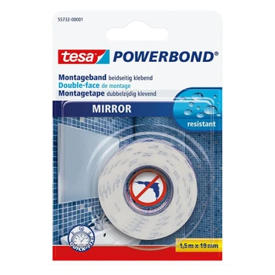 Imagen de tesa 55732 00000 Powerbond Mirror, 1.5m x 19mm