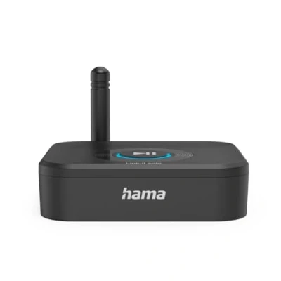 Imagen de Adaptador Bluetooth Hama 00205321, Conector universal jack de 3,5 mm, Negro
