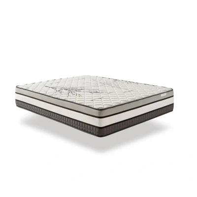 Imagen de COSMOS Colchón Viscoelástico Solar 140x200 cm Altura 30 Espuma Fleximax HQ &amp; Blue Látex Excelente Confort, Calidad, Óptima Transpiración, Alivio de la presión Tejido Antistress